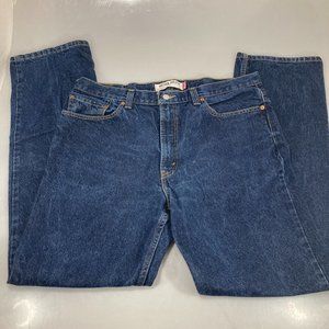 Levis 505 Mens 38 x 34 Blue Jeans Regular Fit